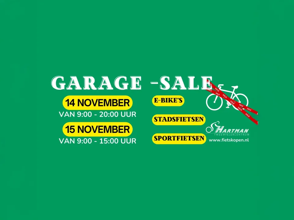 Garage-Sale Bennekom 2025 | Hartman Tweewielercentrum