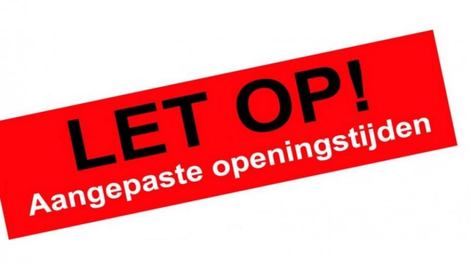 MAANDAG GESLOTEN KOMENDE 3 WEKEN